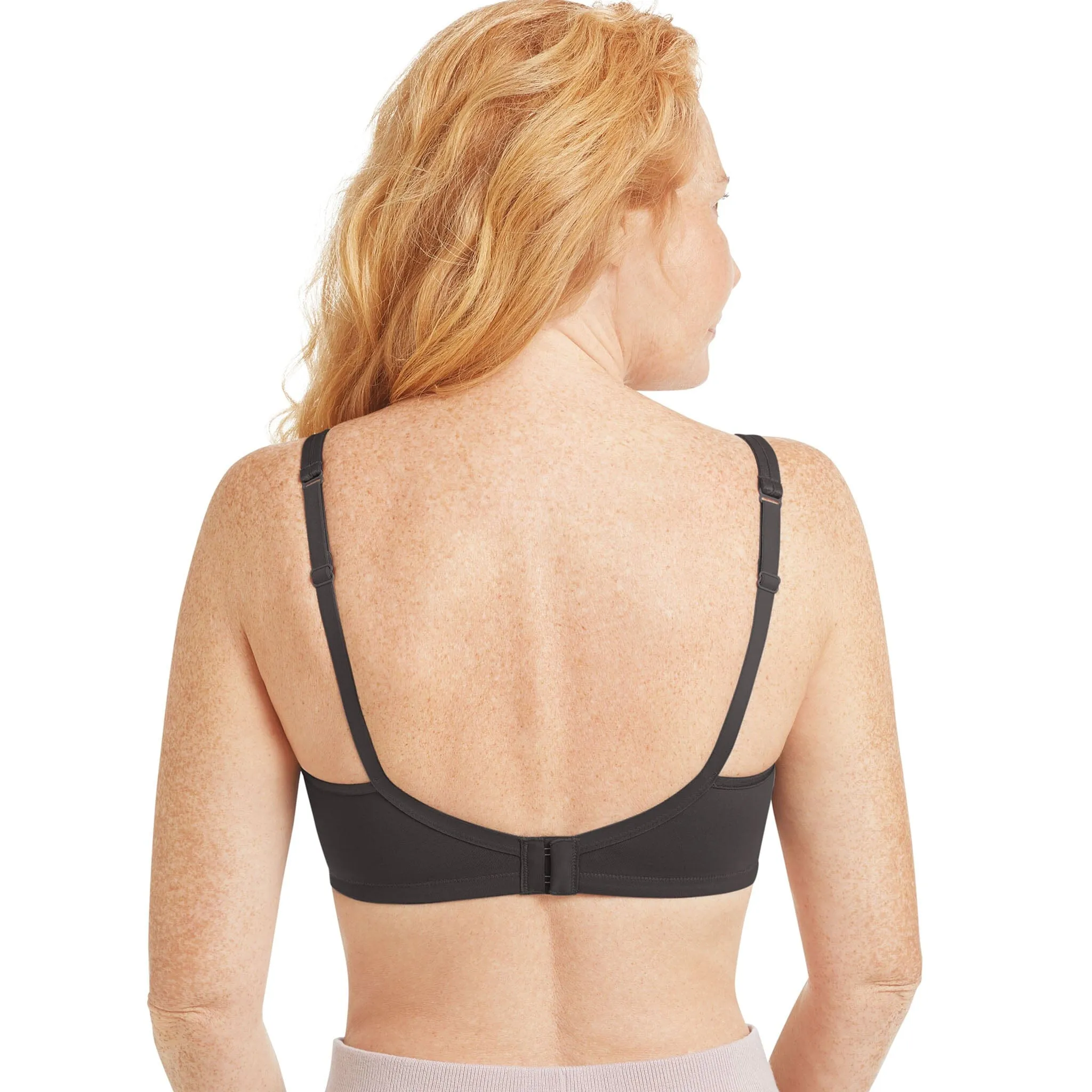 Amoena® Mara Front Closure T-Shirt Bra Dark Grey