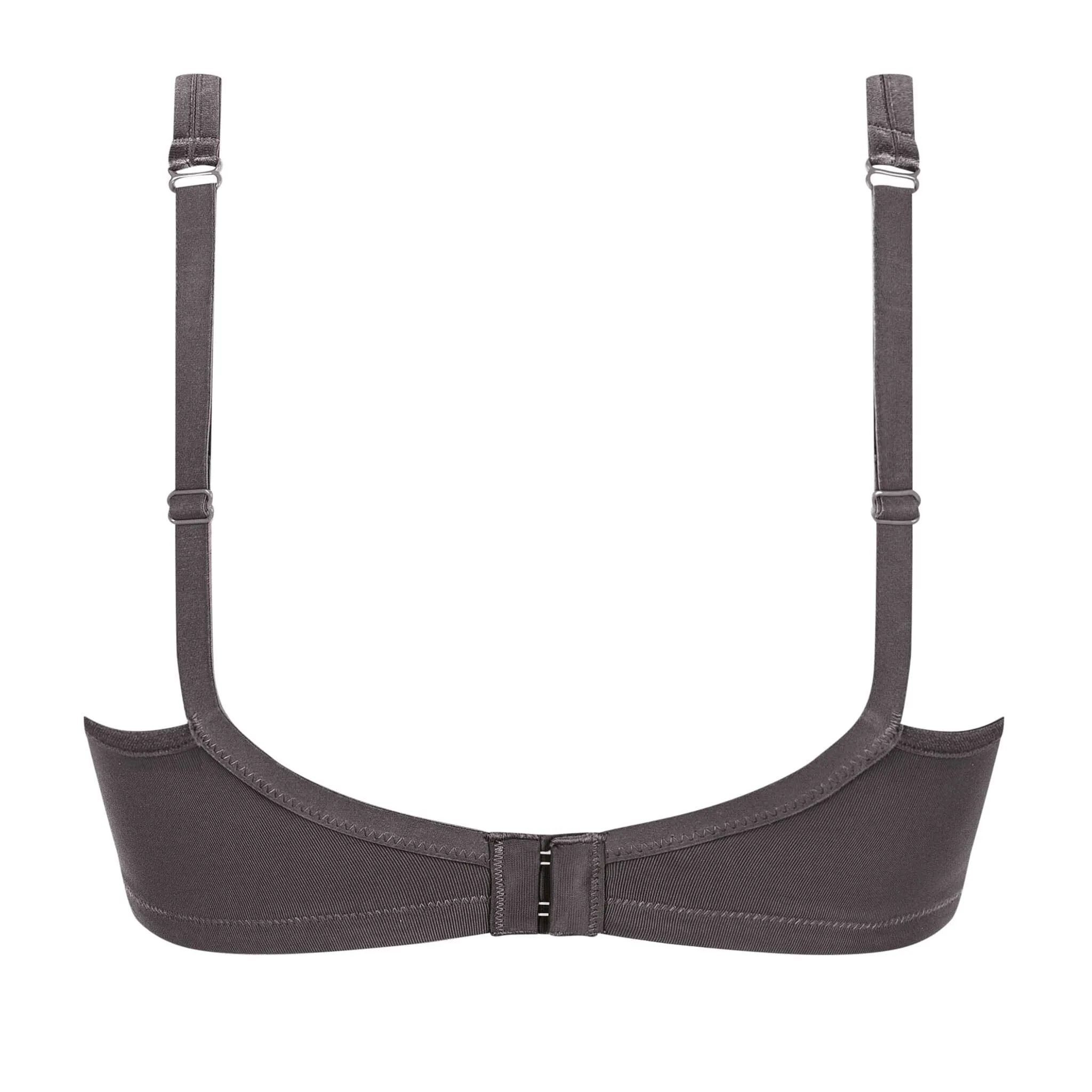 Amoena® Mara Front Closure T-Shirt Bra Dark Grey