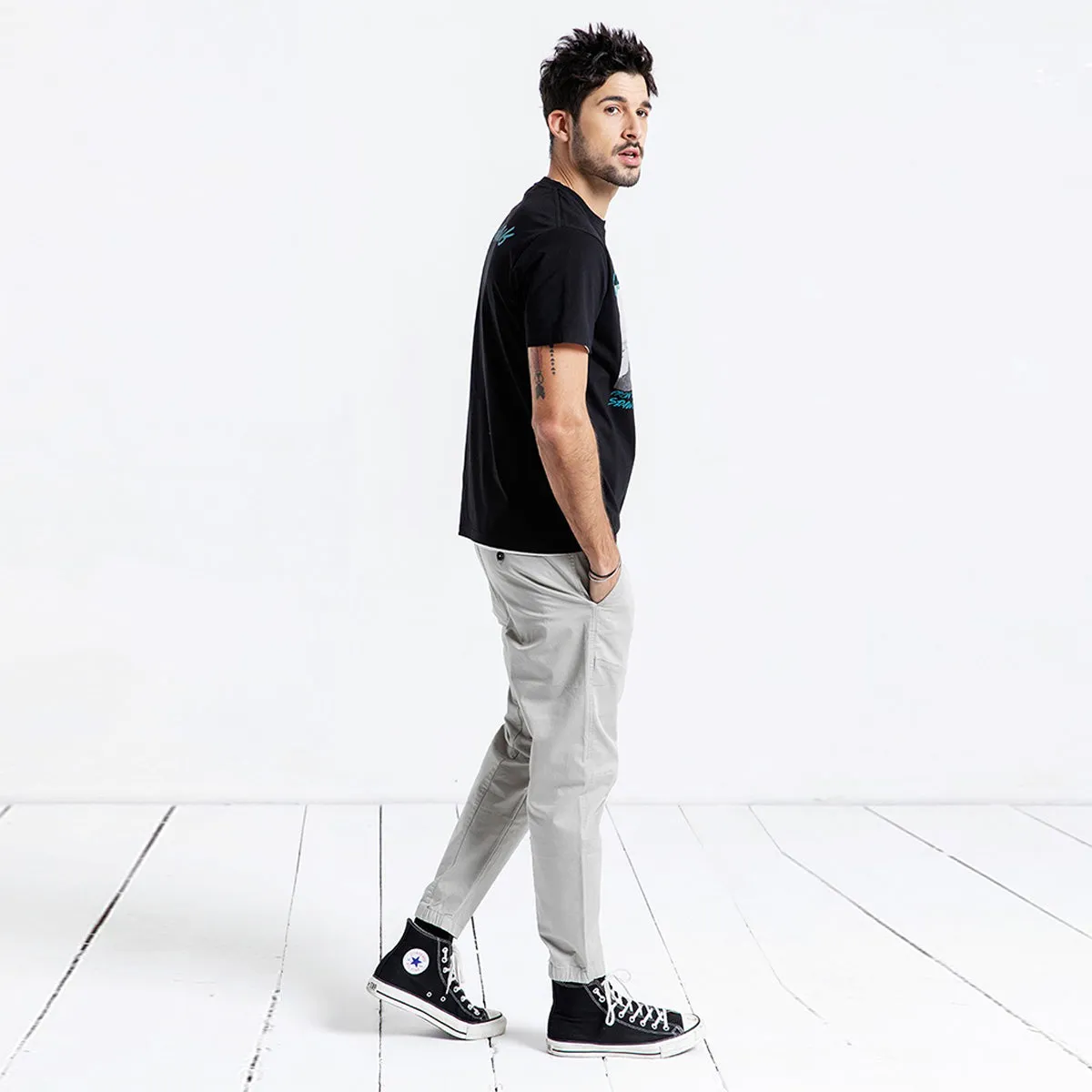 Ankle Length Plus Casual Pants