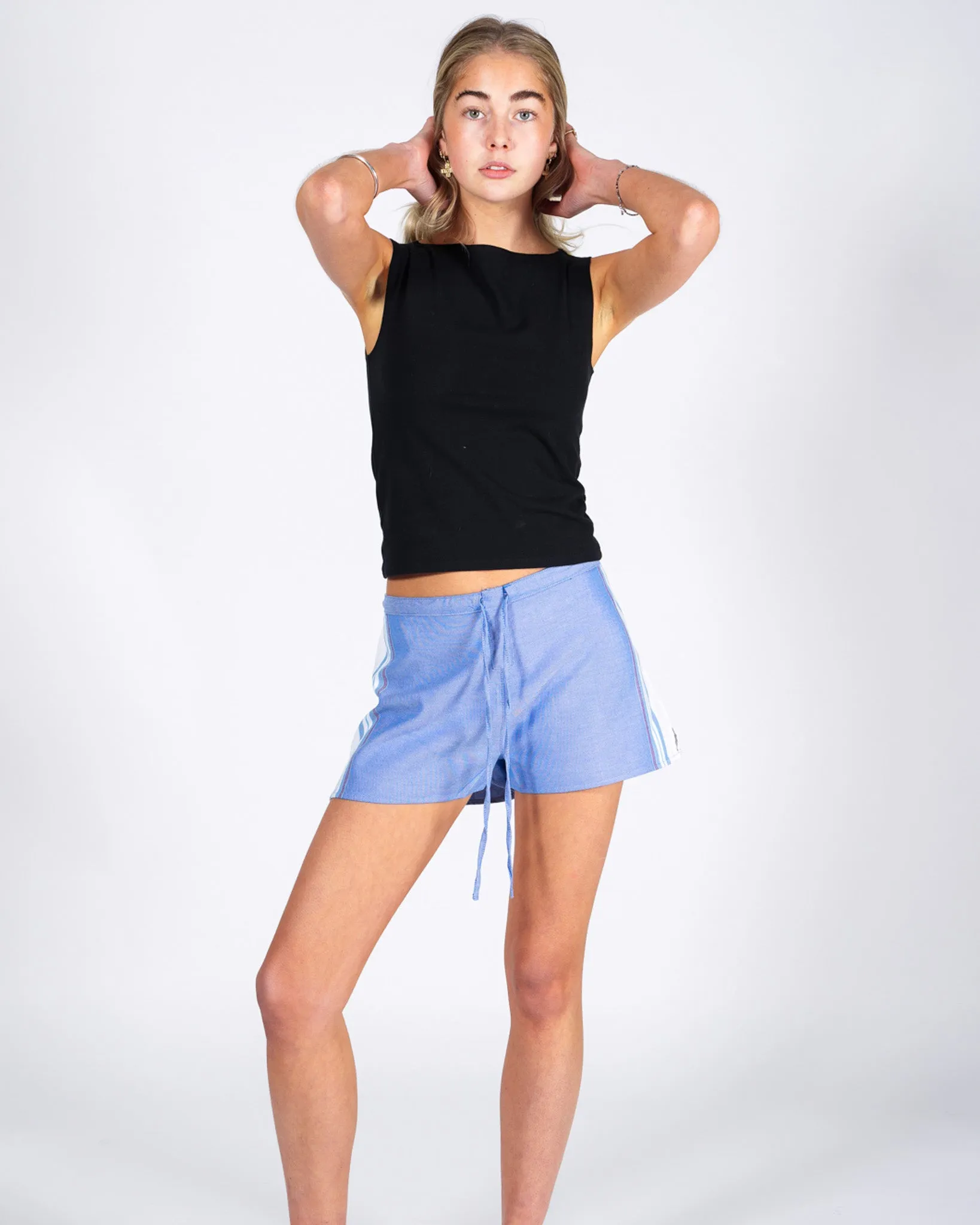 Blue Classic Short Shorts