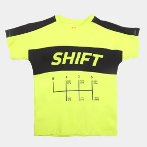 Boys T-shirt Shift - Lime Punch