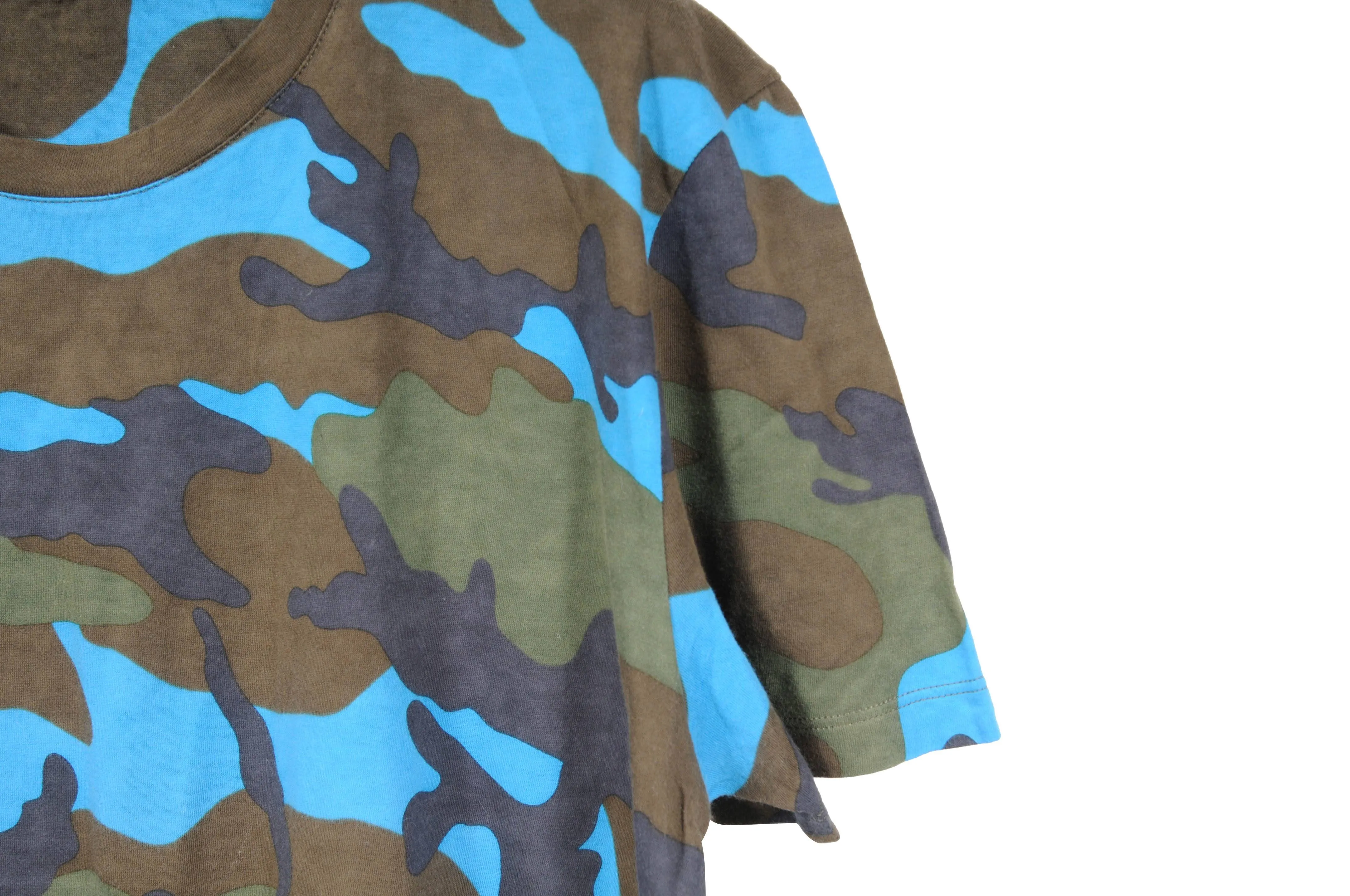 Camouflage Crewneck Short Sleeve T Shirt