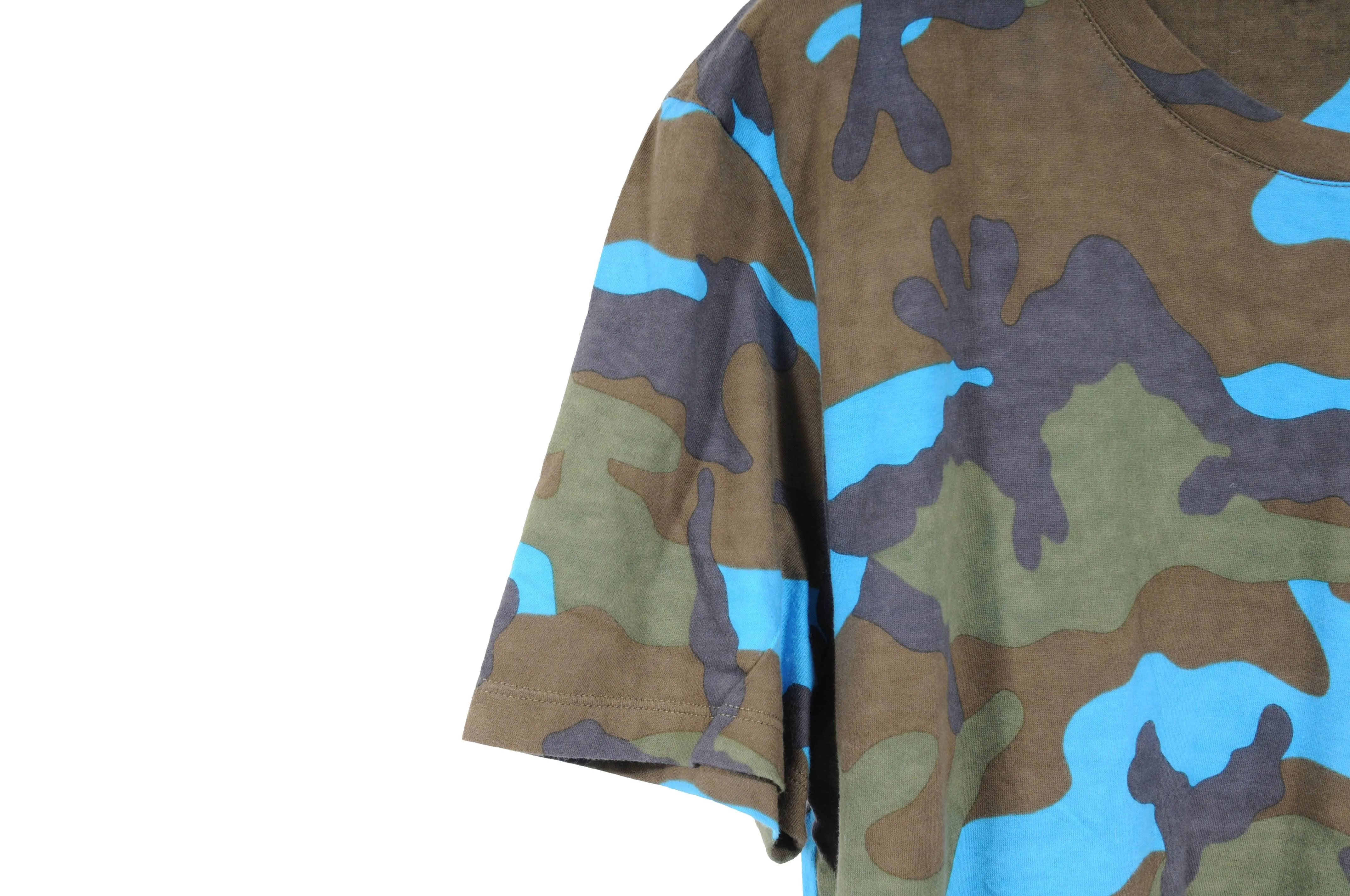 Camouflage Crewneck Short Sleeve T Shirt