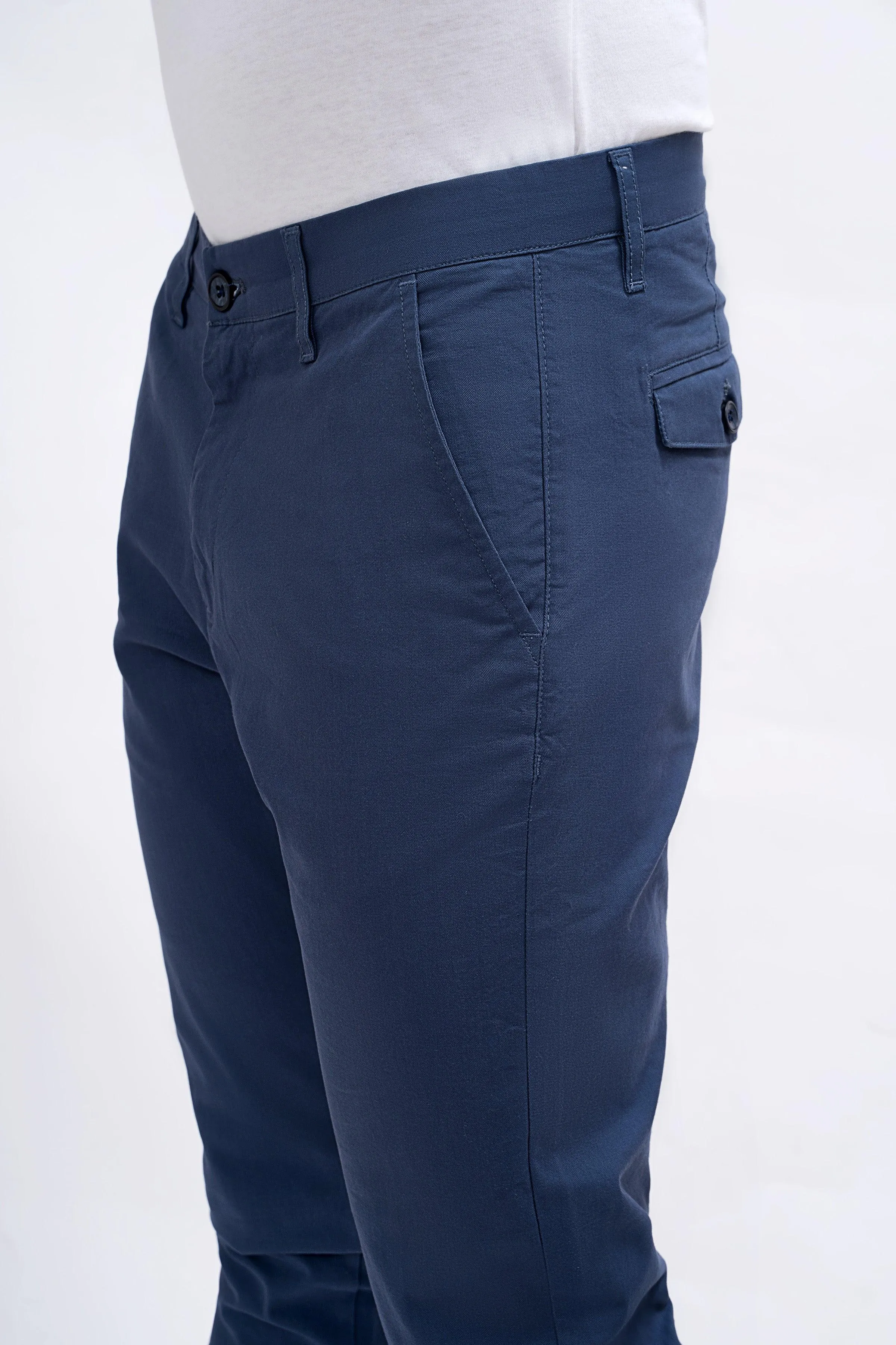 CASUAL PANT CROSS POCKET DARK BLUE