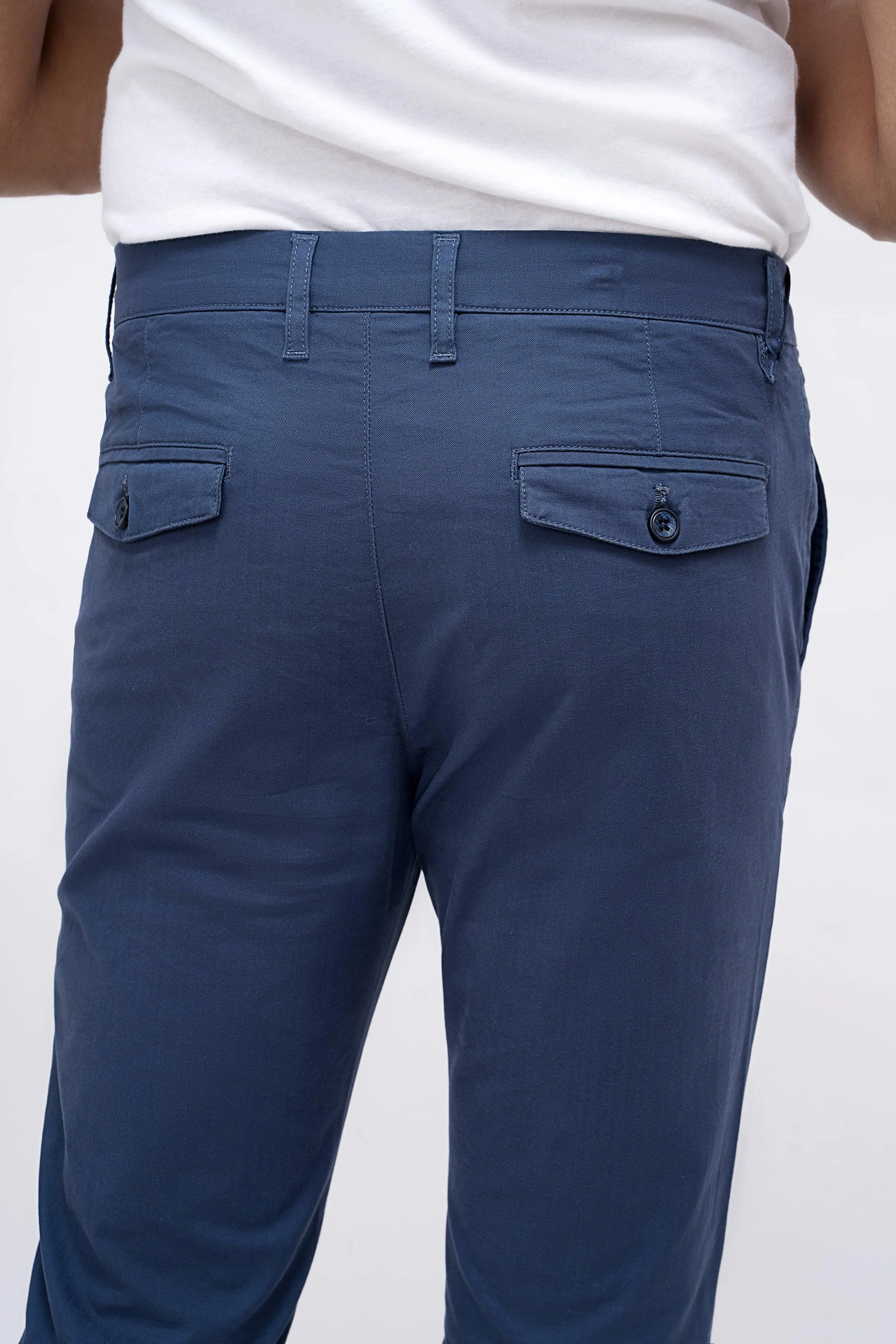 CASUAL PANT CROSS POCKET DARK BLUE