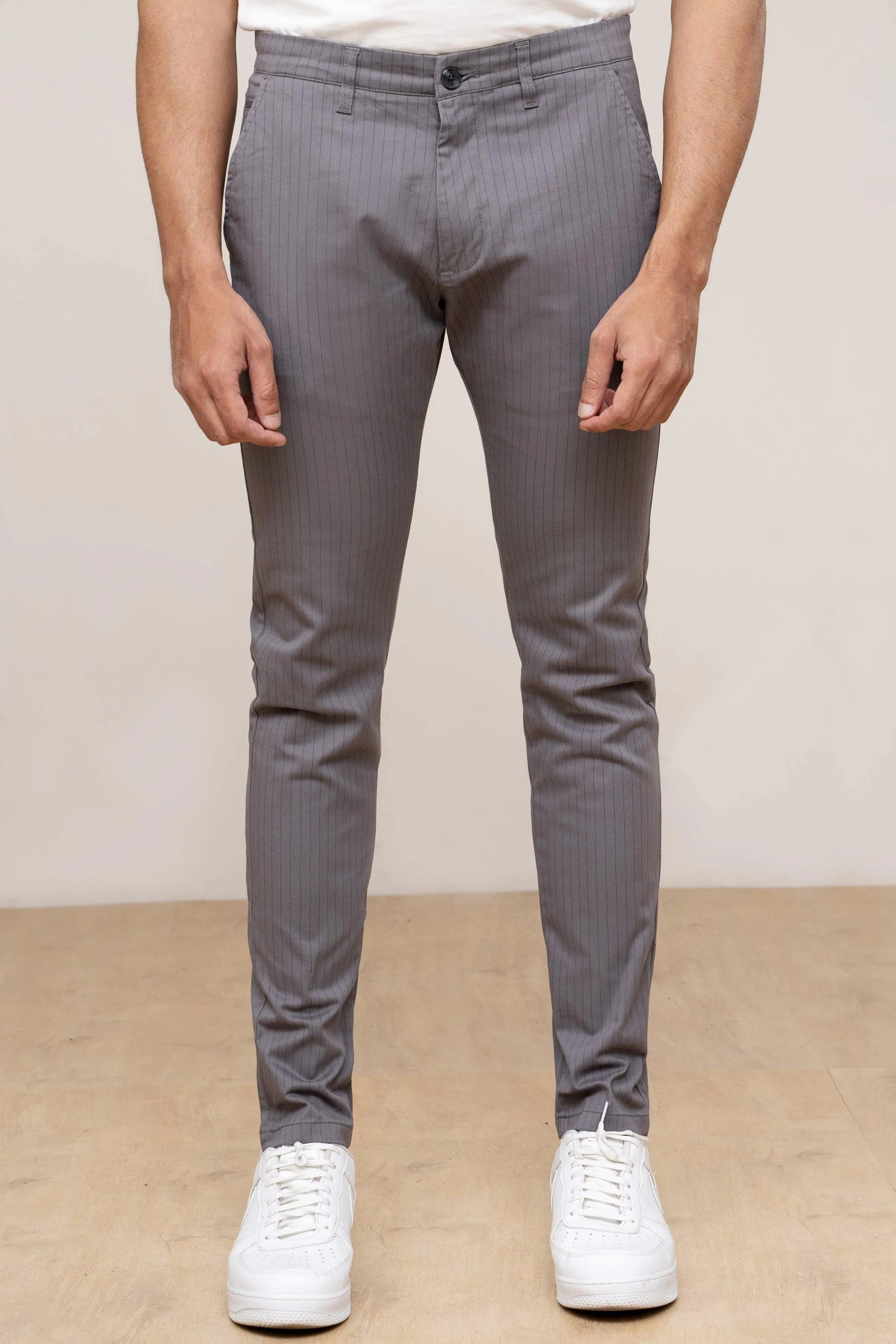 CASUAL PANT CROSS POCKET GREY