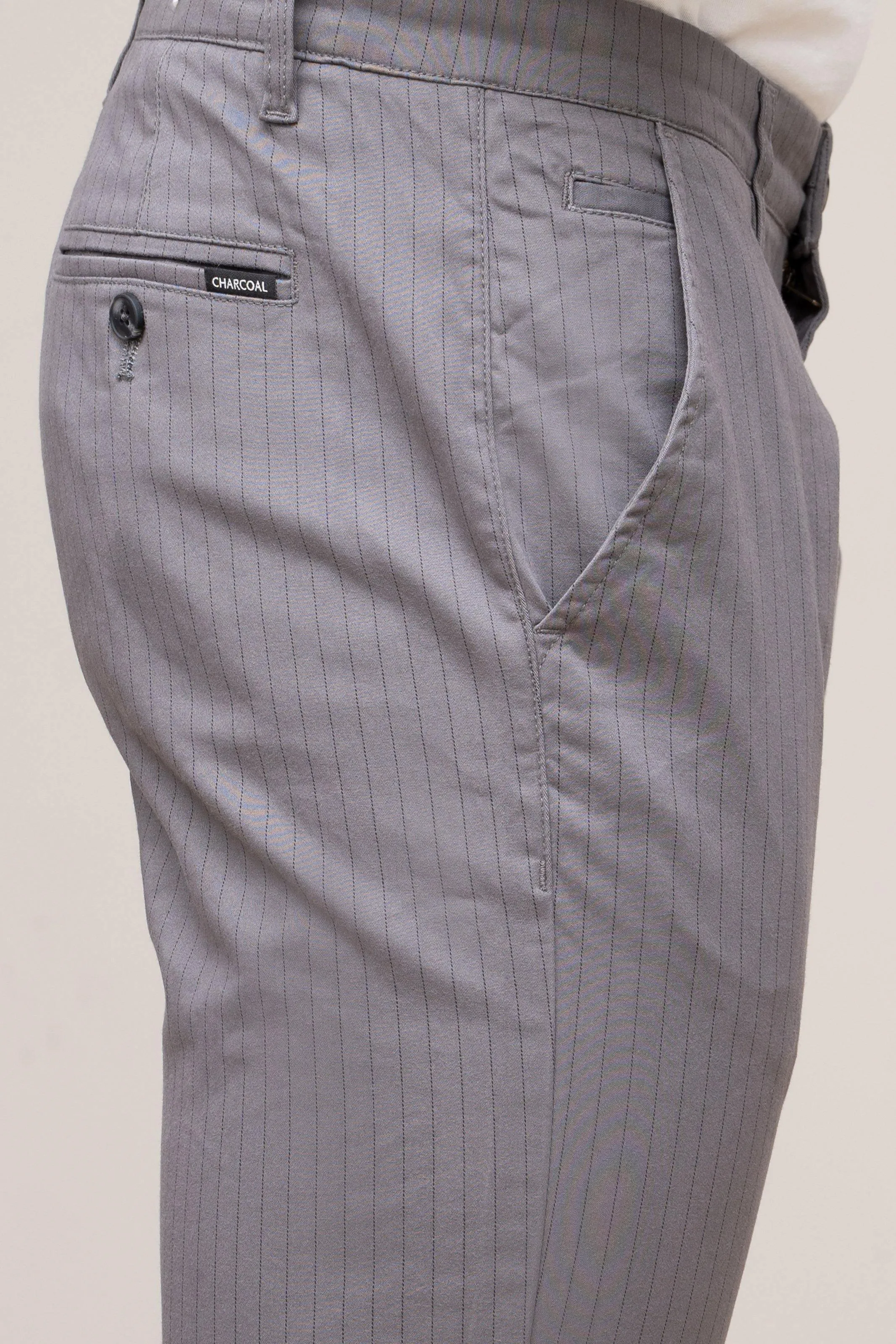 CASUAL PANT CROSS POCKET GREY