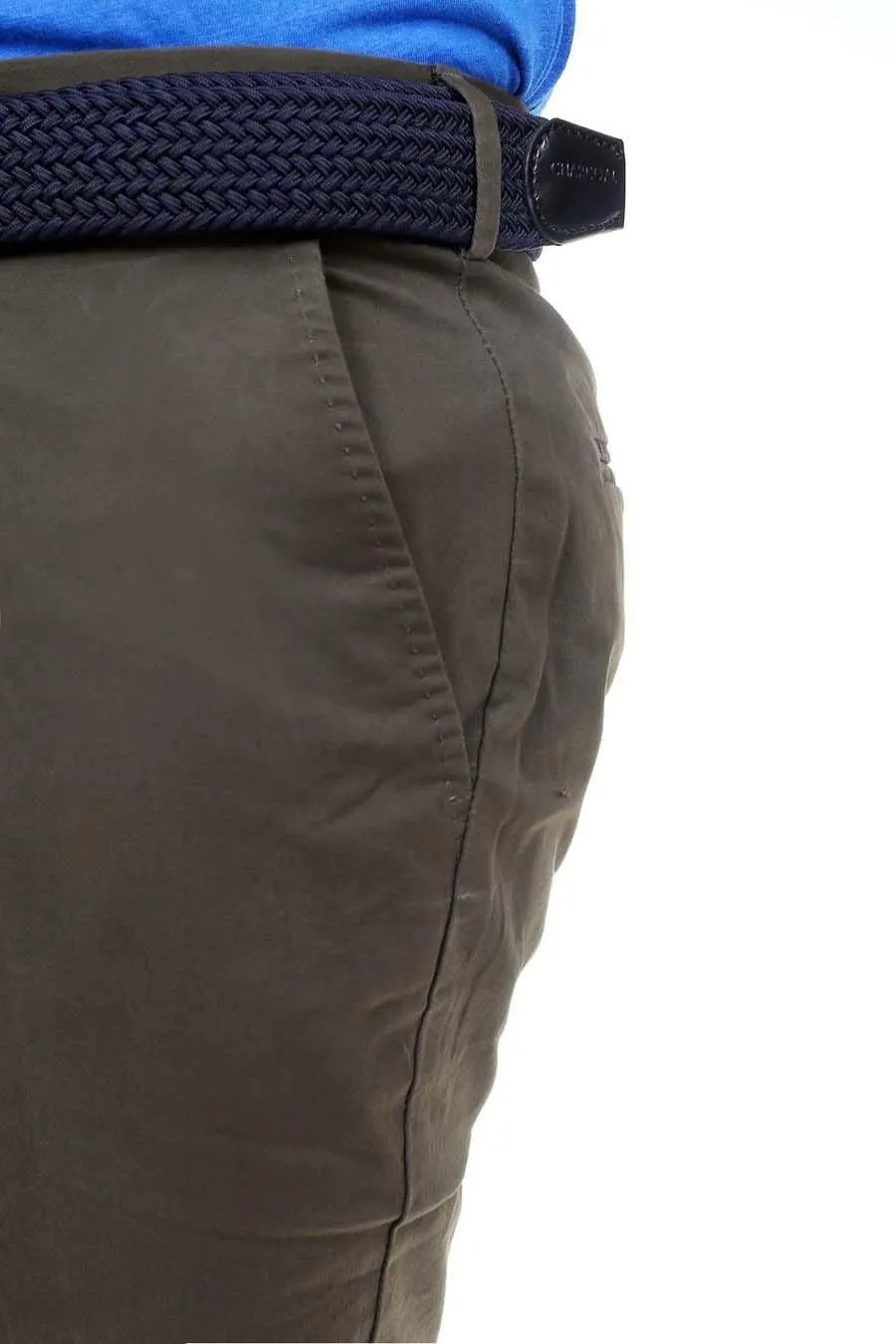 Casual Pant Cross Pocket Olive - Slim Fit