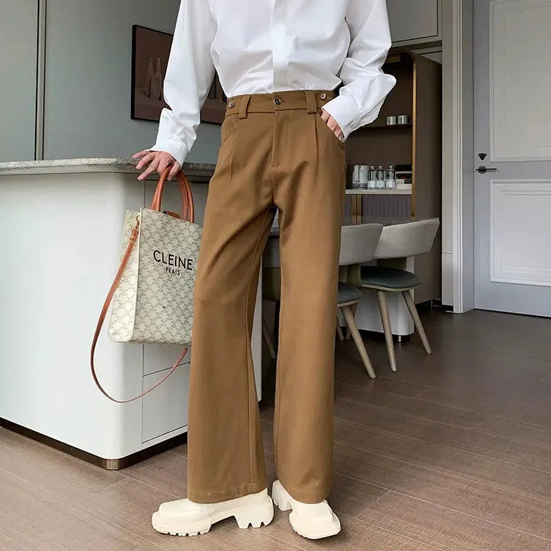 Classic Straight-Leg Casual Pants