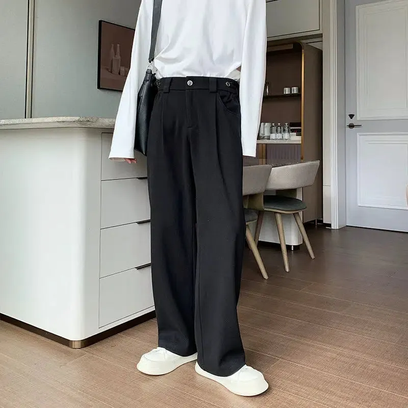 Classic Straight-Leg Casual Pants