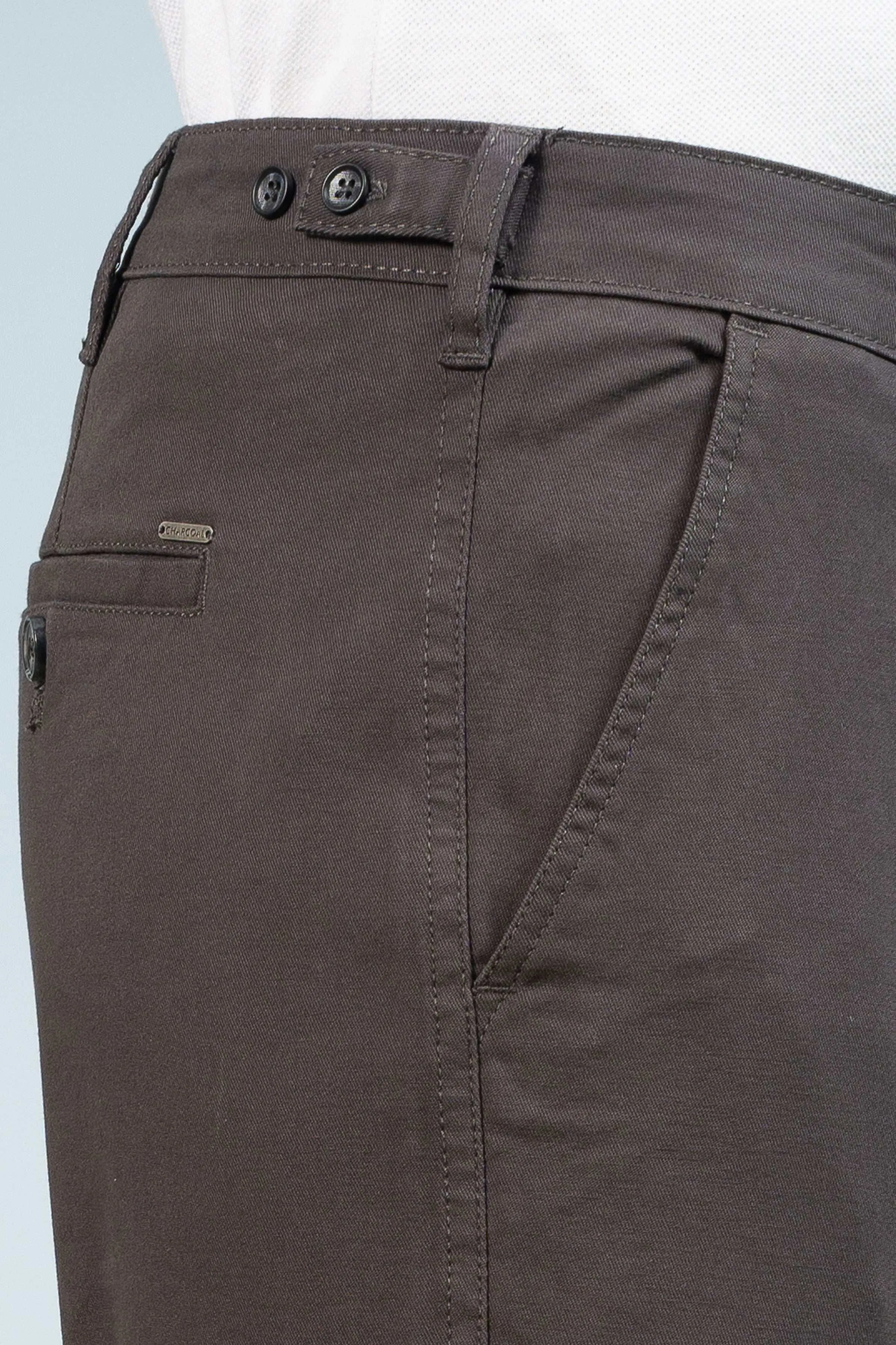 CROSS POCKET CASUAL PANT DARK GREY