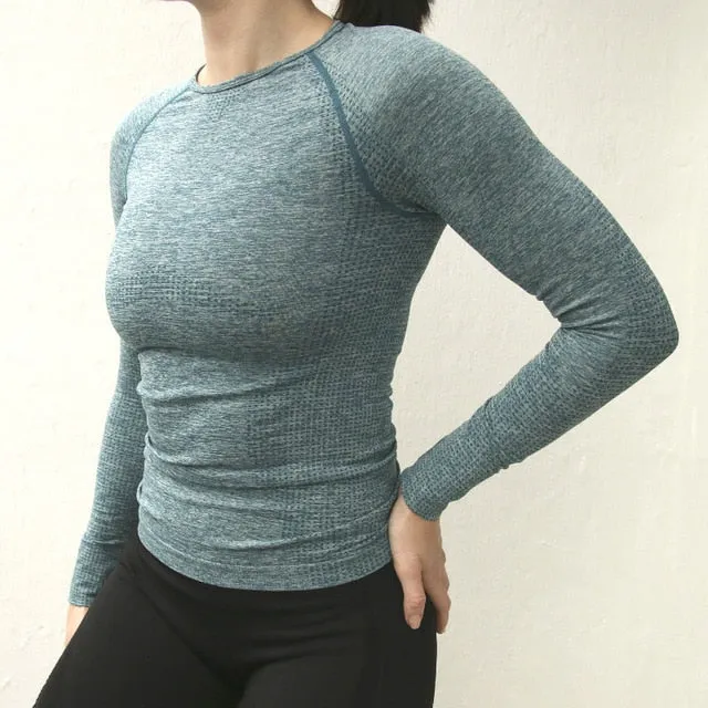 High Stretch Seamless Long Sleeve Sport Top