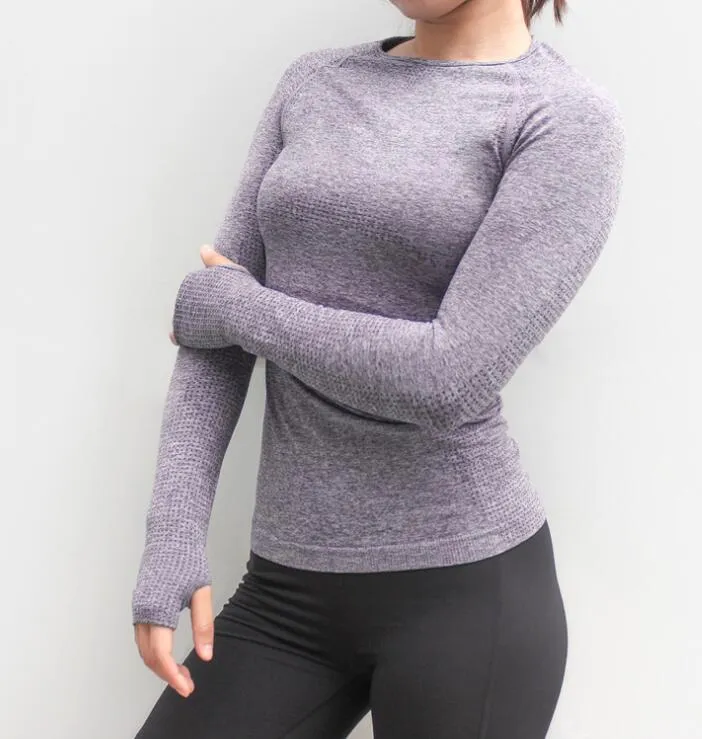 High Stretch Seamless Long Sleeve Sport Top