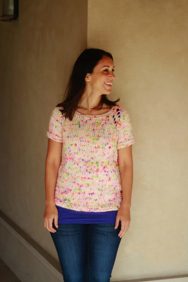 Holi Party Shirt Pattern by Joji Knits