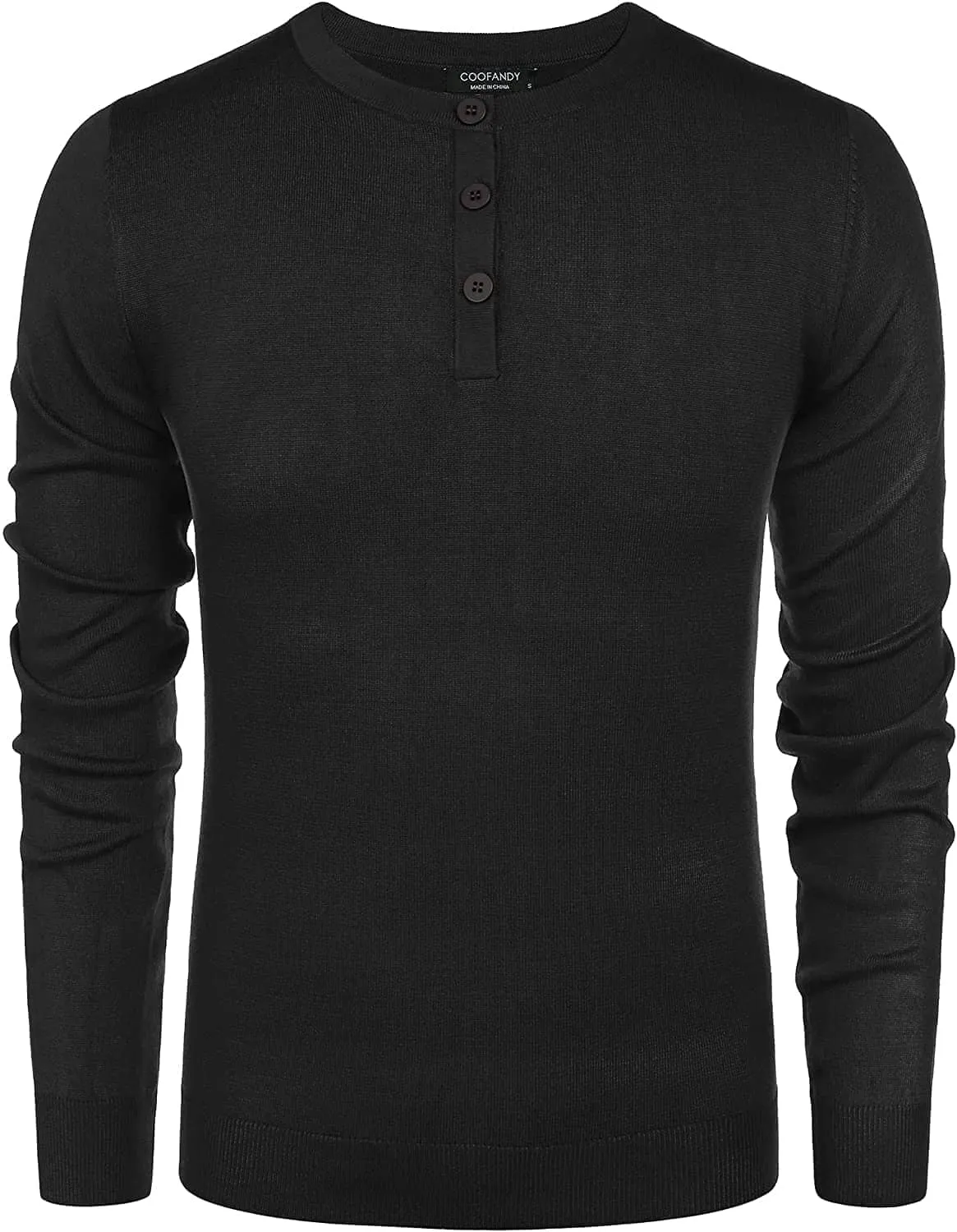 Long Sleeve Henley Sweater (US Only)