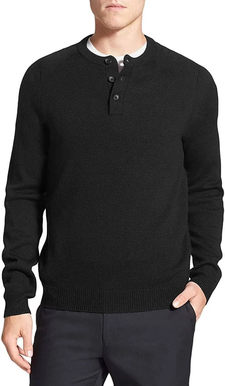 Long Sleeve Henley Sweater (US Only)