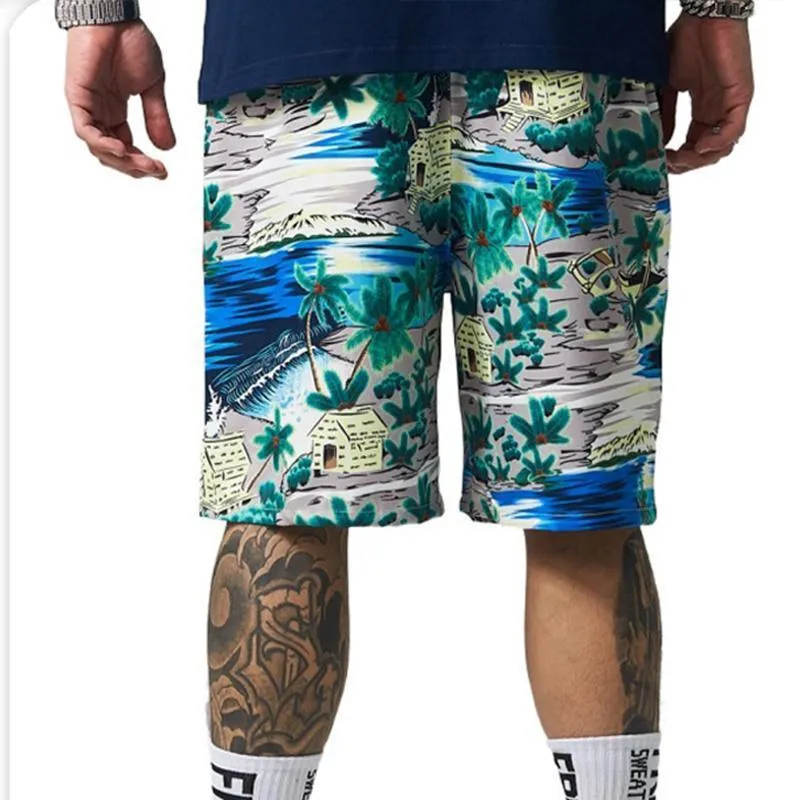 Men Beach Printed Casual Shorts