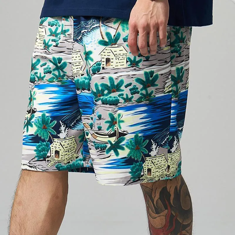 Men Beach Printed Casual Shorts