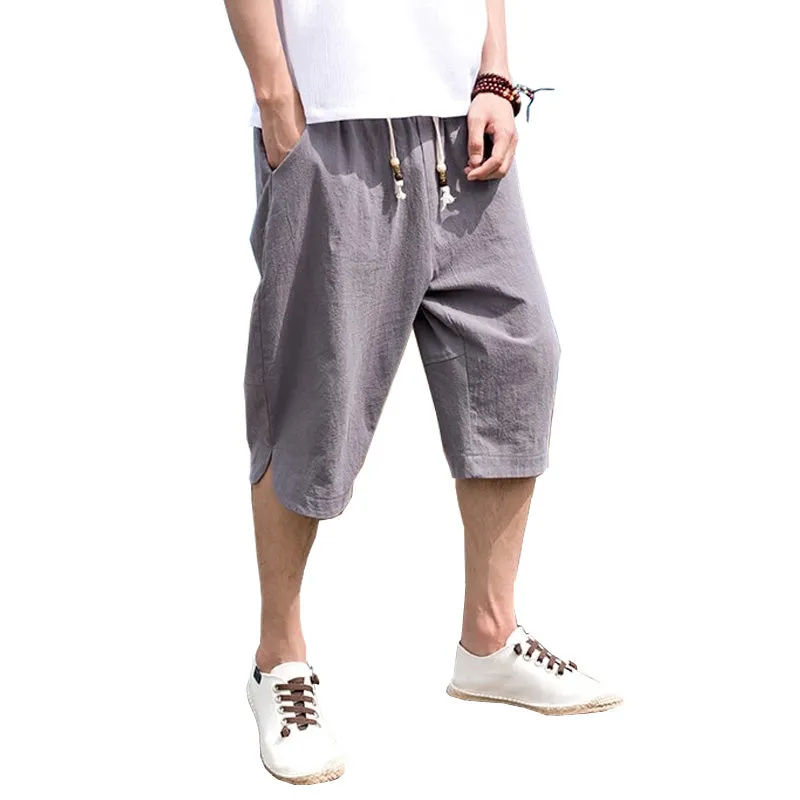 Men Casual Calf-Length Pants