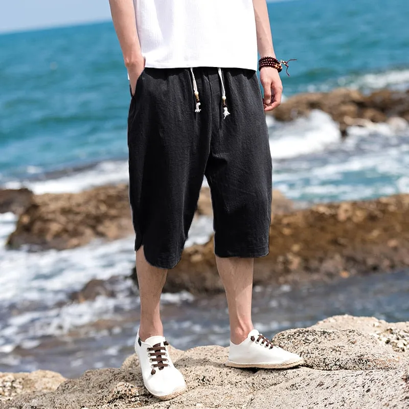 Men Casual Calf-Length Pants