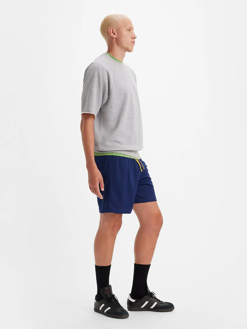 Men's Blue Classic Fit Shorts