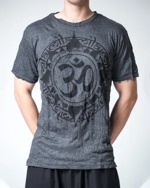 Mens Infinitee Om T-Shirt in Black