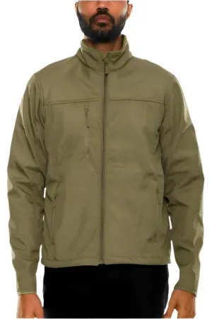 Mens Solid Soft Shell Storm Tech Jacket Coat