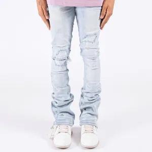 Micro-flared casual street denim