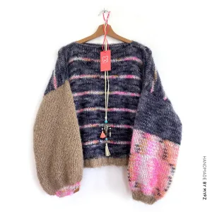 MYPZ Chalk Black Mohair Pullover