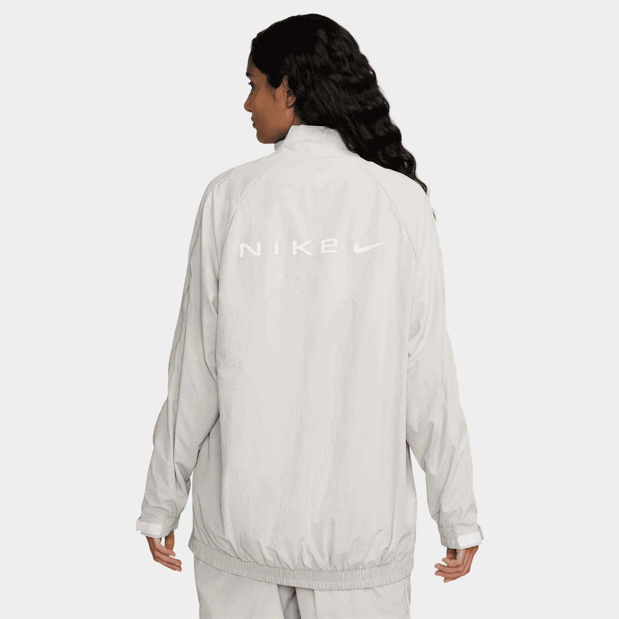 Nike Sportswear Women's Repel Zip Jacket Lt Iron Ore / White