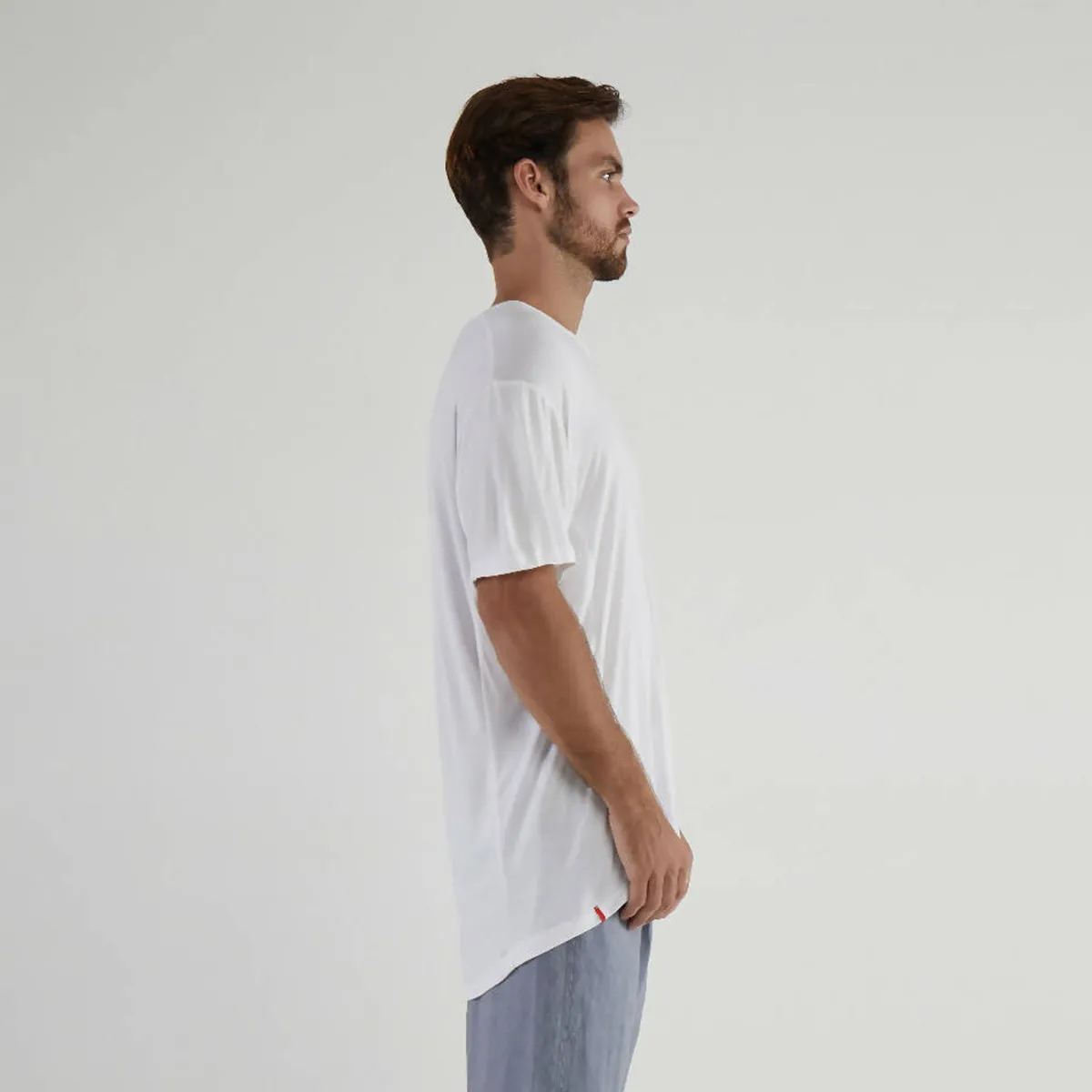 Oversized bamboo t-shirt - white