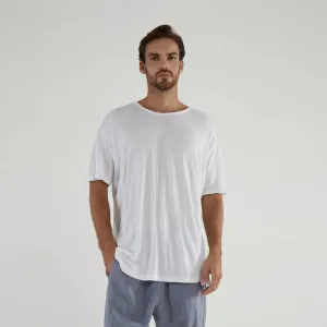 Oversized bamboo t-shirt - white