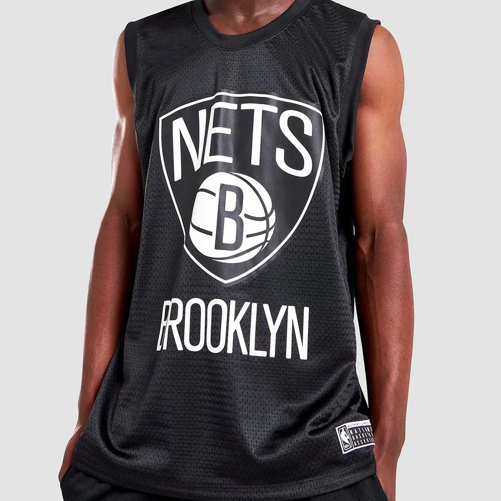 Patty Mills Brooklyn Nets NBA Essentials Name & Number Mesh Jersey - Black