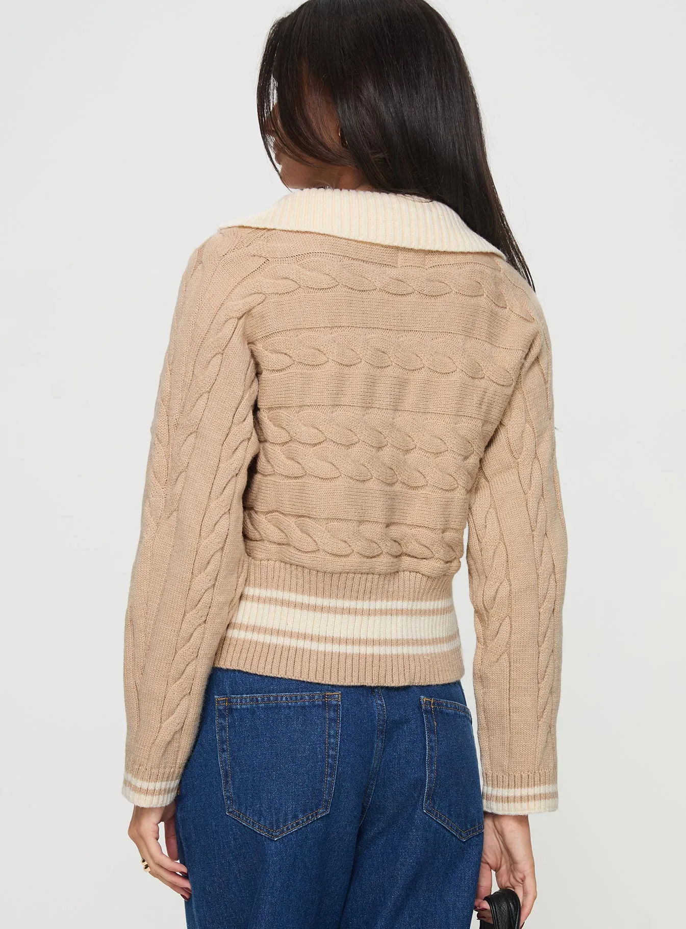 Polaris Knit Sweater Beige