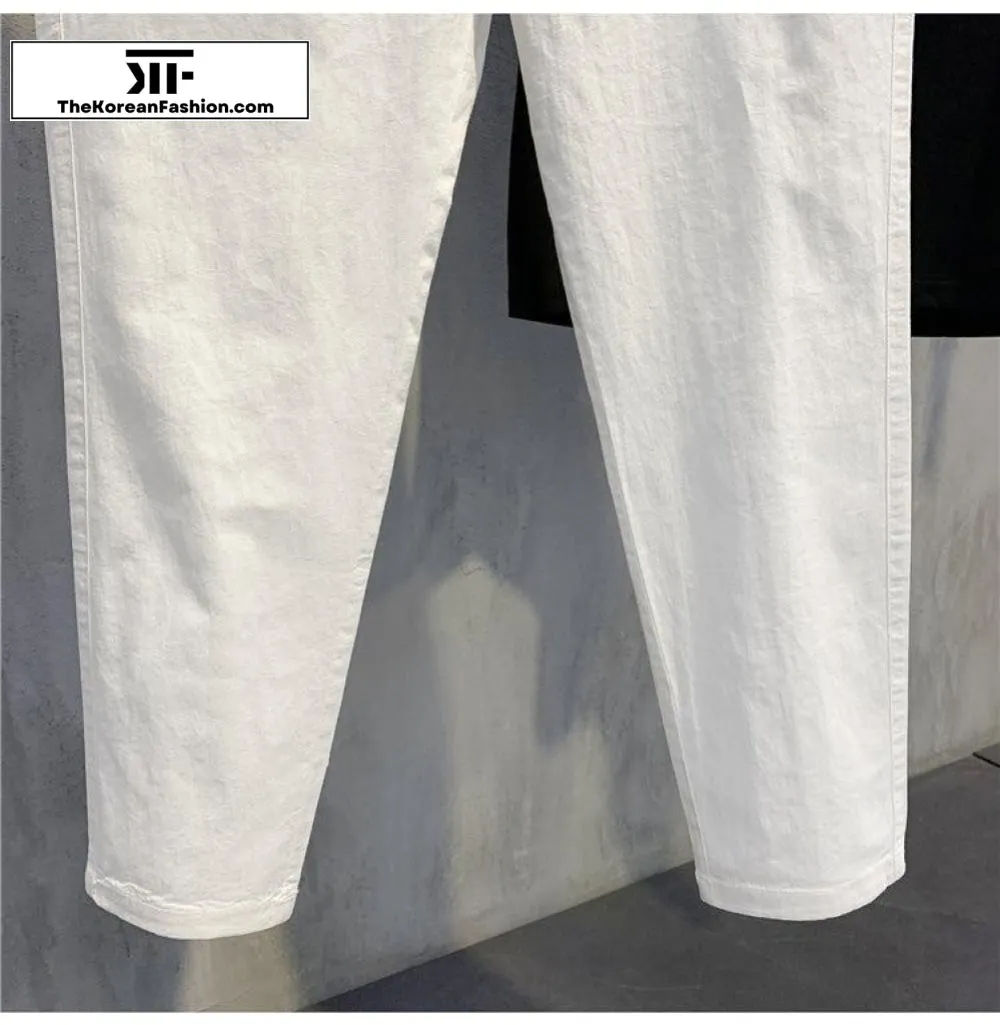 Retro Cotton Casual Pants