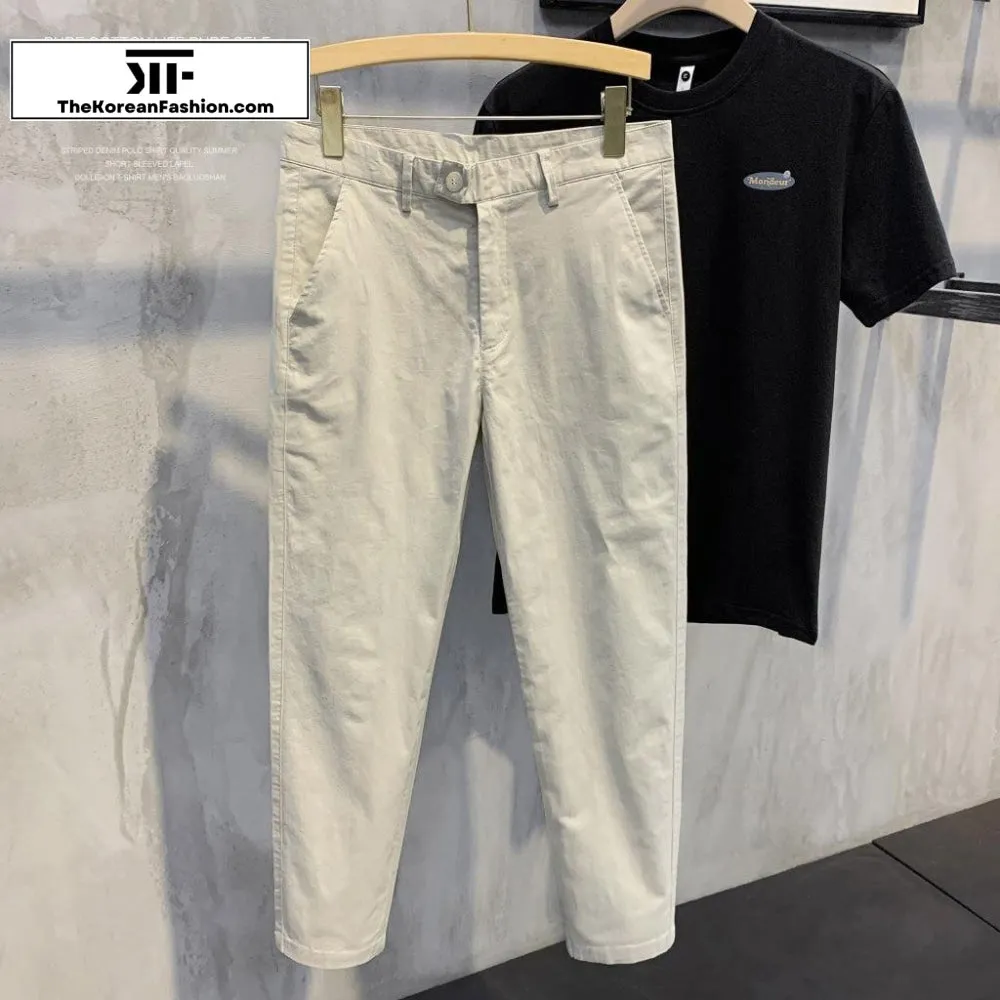 Retro Cotton Casual Pants