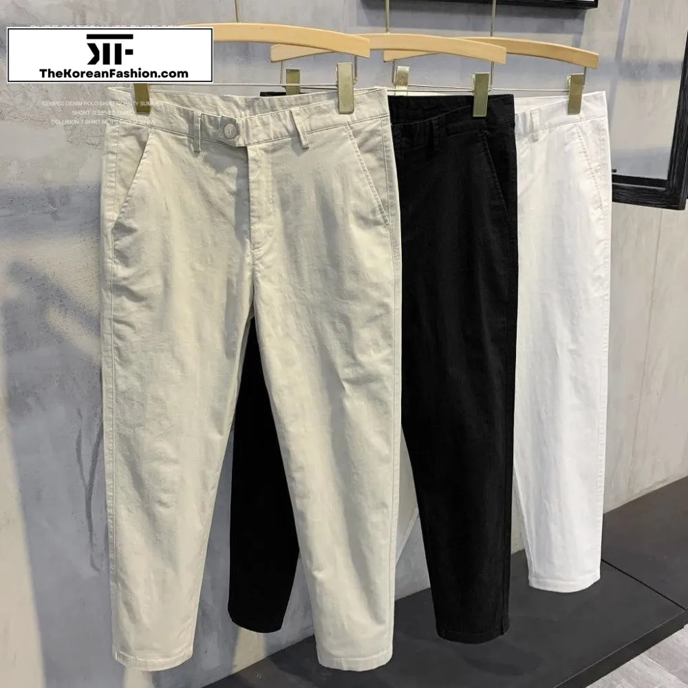 Retro Cotton Casual Pants