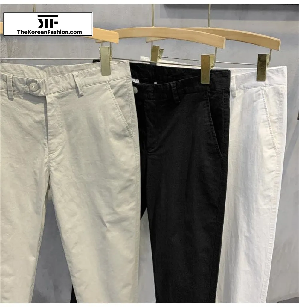 Retro Cotton Casual Pants