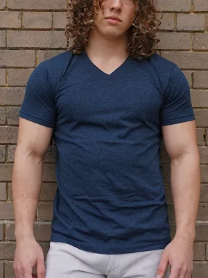 ROLO PREMIUM V-NECK T-SHIRT MIDNIGHT NAVY