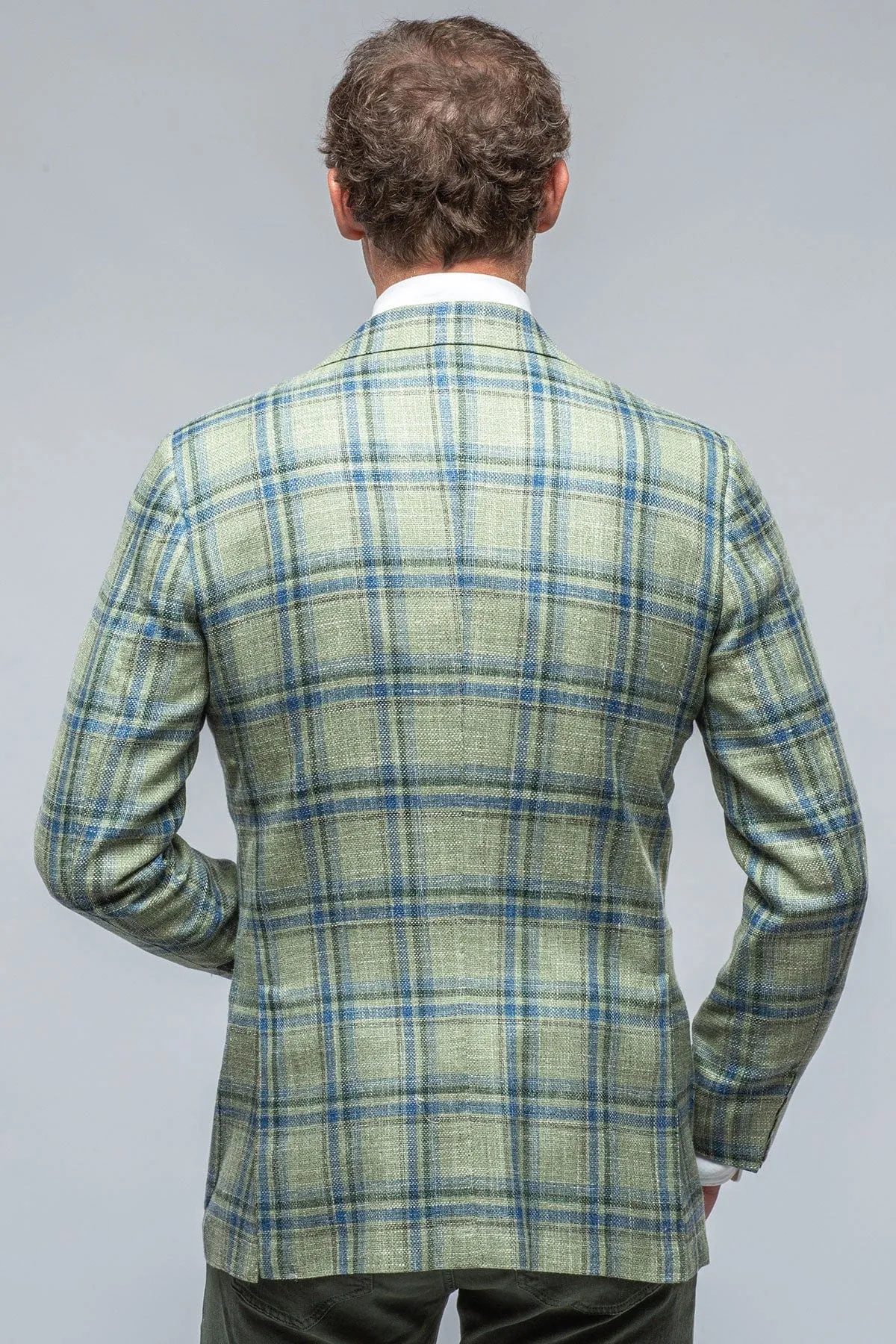 Roussillon Blue and Green Check Jacket