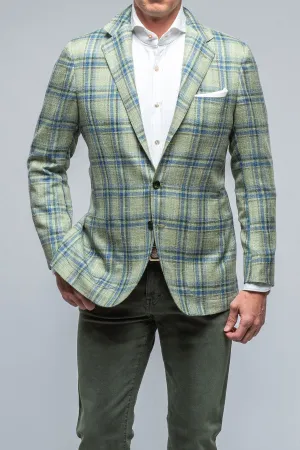 Roussillon Blue and Green Check Jacket