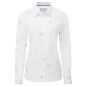 Schoffel Ladies Norfolk Shirt - Ptarmigan Print