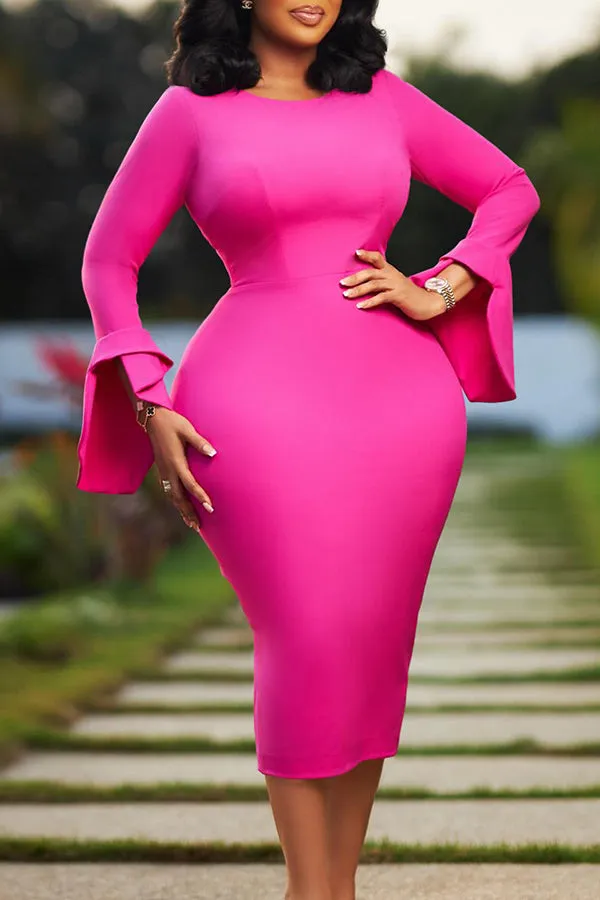 Stylish Bodycon Long Sleeve Dress