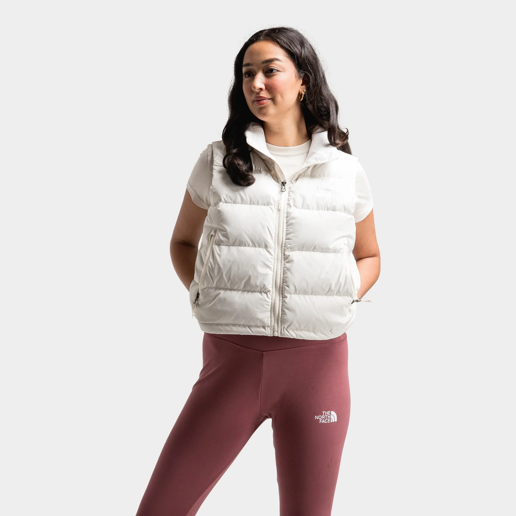 The North Face Women's Hydrenalite Down A-Line Vest White Dune