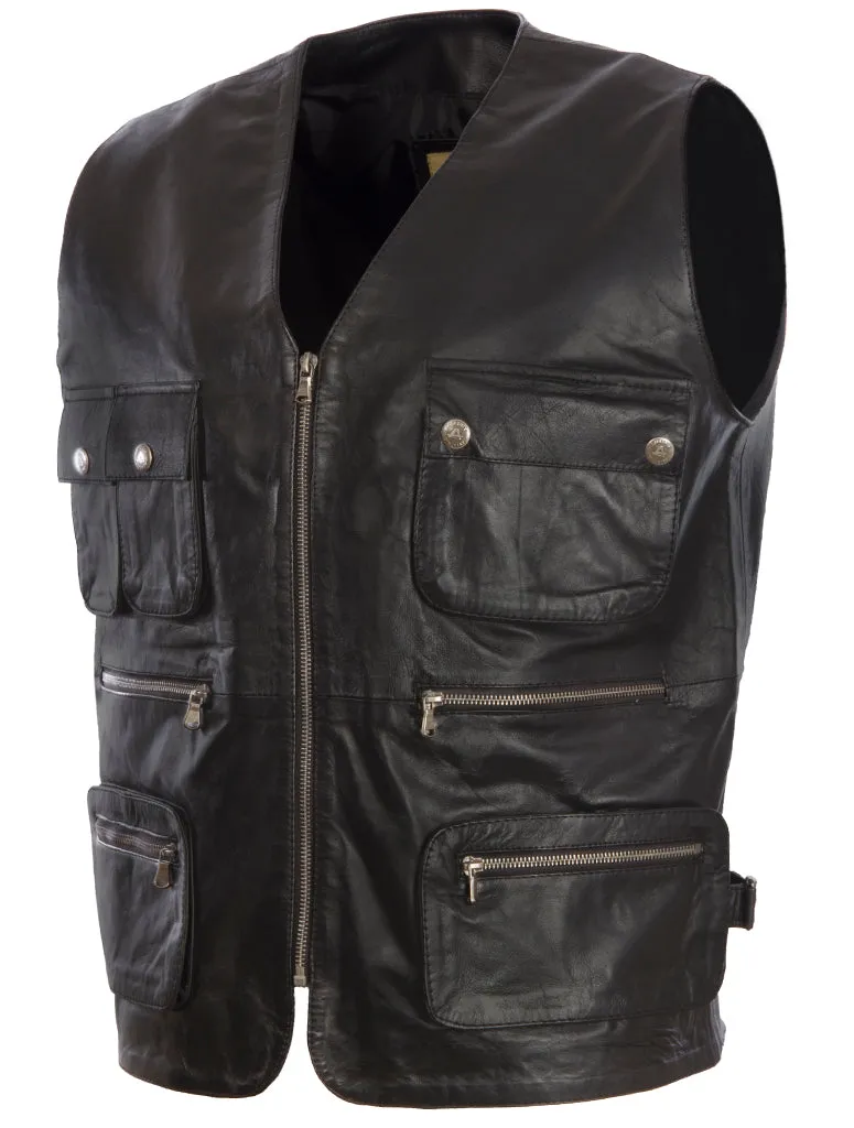 TJUP Men's Hunter Waistcoat - Black Sheep