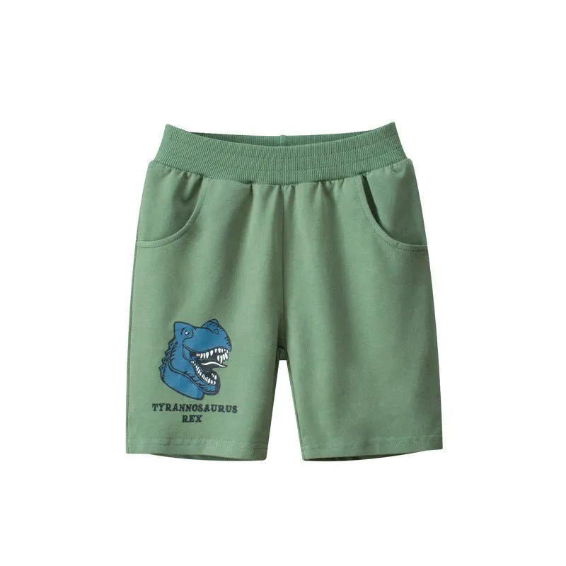 Toddler/Kid Boy Dinosaur Print Shorts ( 3 Colors)