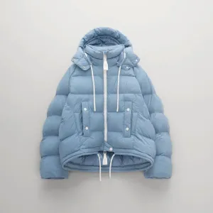 Women's Vintage Blue Puffer Jacket